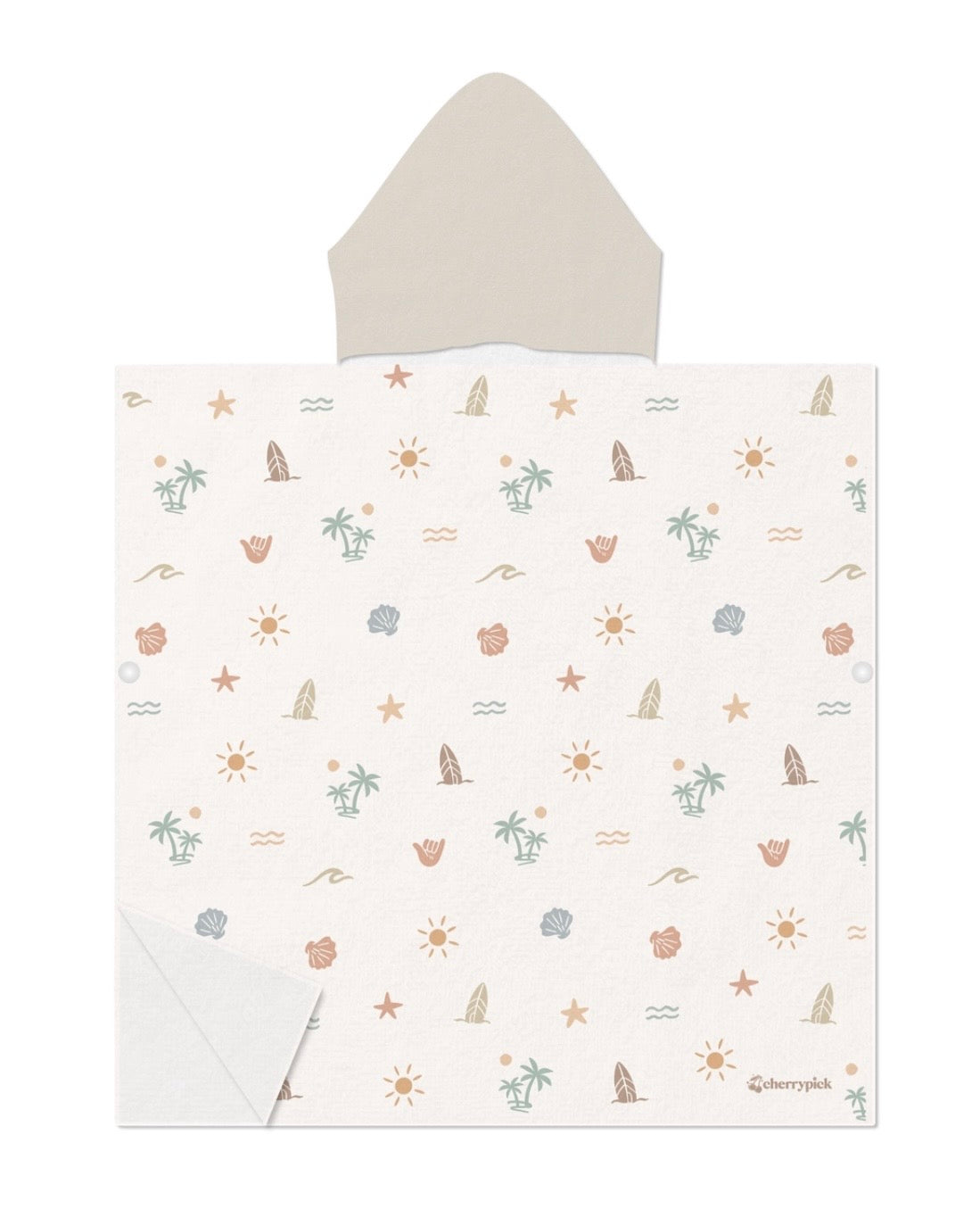 Cherrypick Kids Hooded Beach Poncho - Pool & Swim Towel