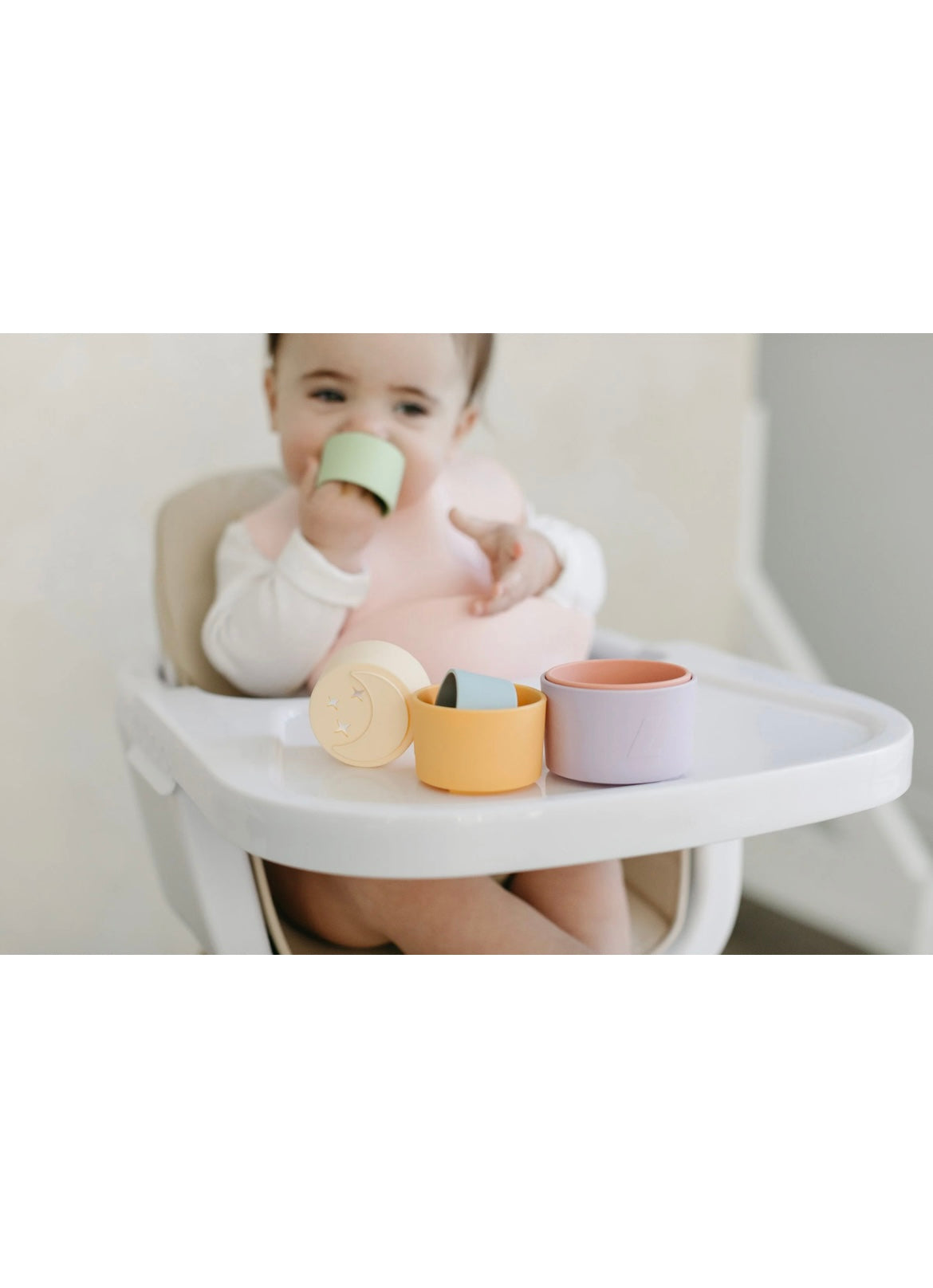 Loulou Lollipop Stacking Cups - Rainbow