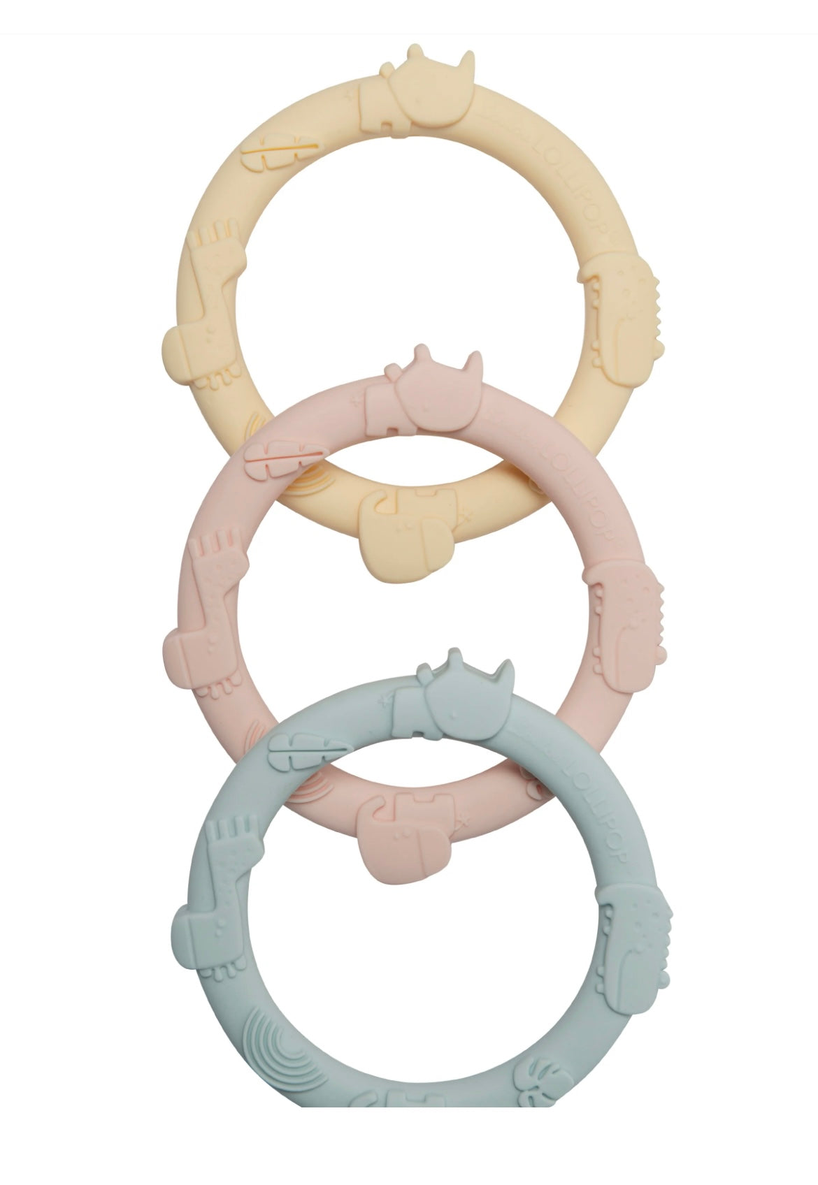 Loulou Lollipop Wild Teether - Pastel