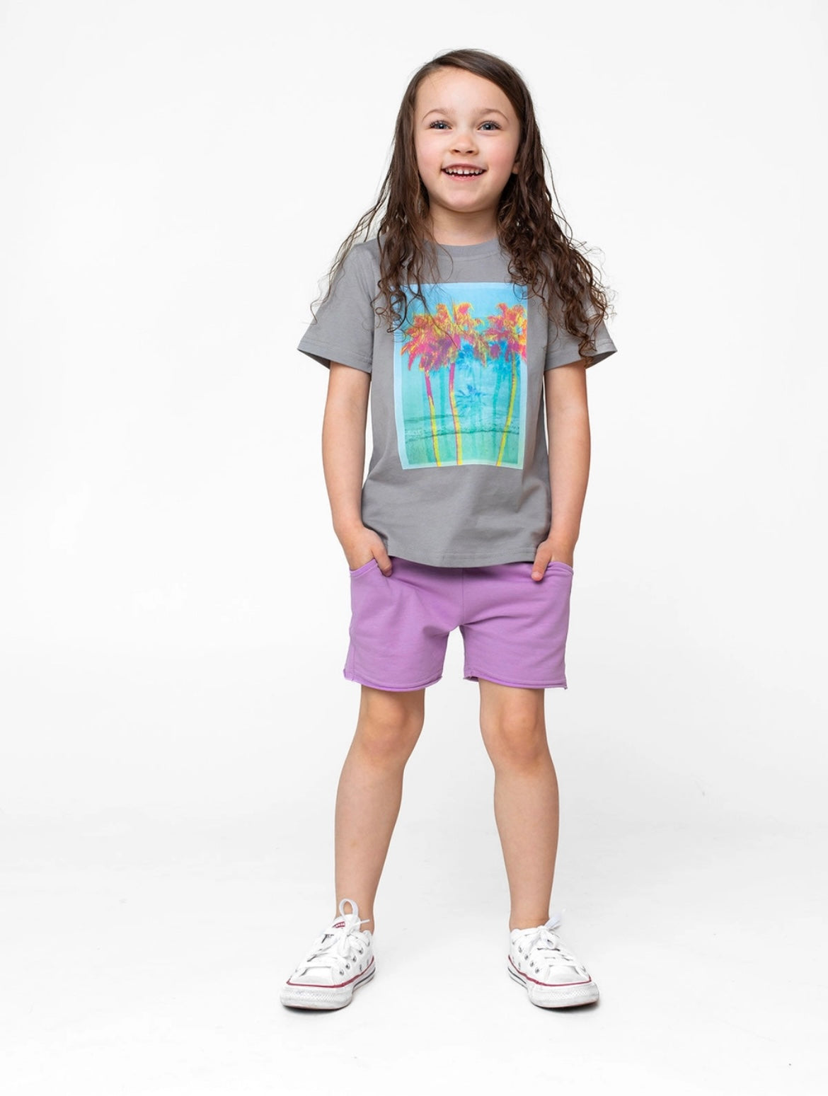 Little Bipsy Neon Palm Tee