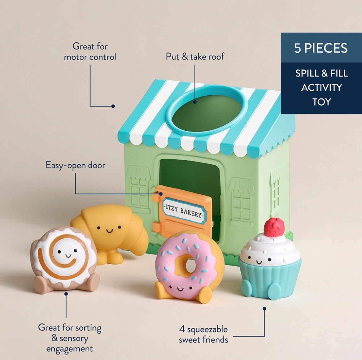 Itzy Play Bakery - Spill & Fill Activity Toy