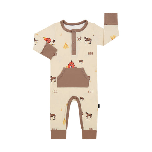 Belan.J Hay Neighbour Pocket Romper 