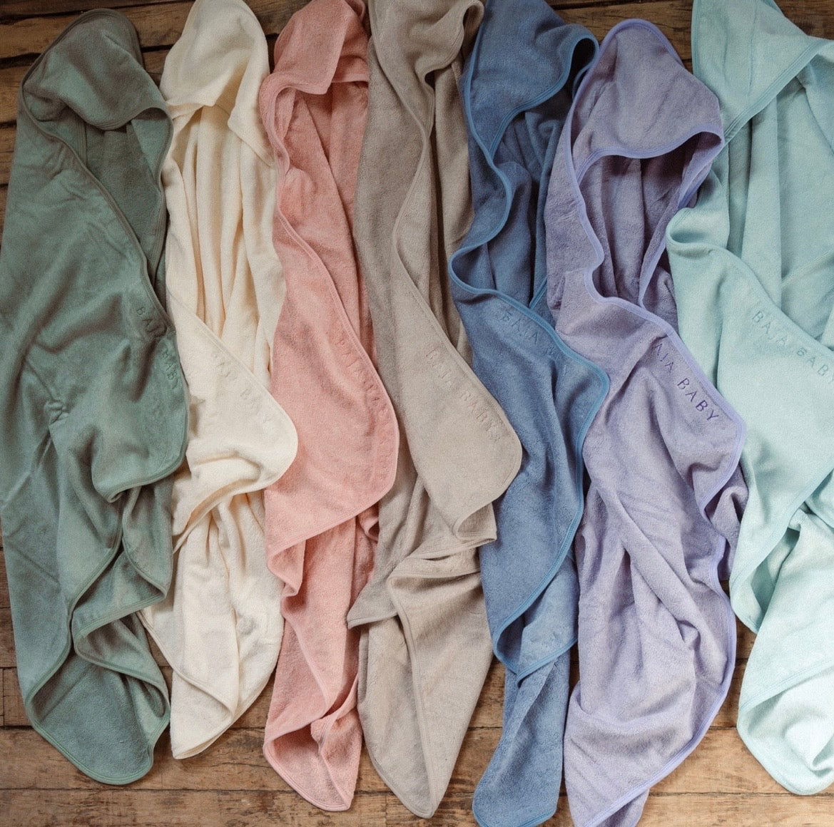 Baja Baby Bamboo/Cotton Hooded Towels