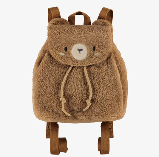 Souris Mini Brown Sherpa Bear Backpack