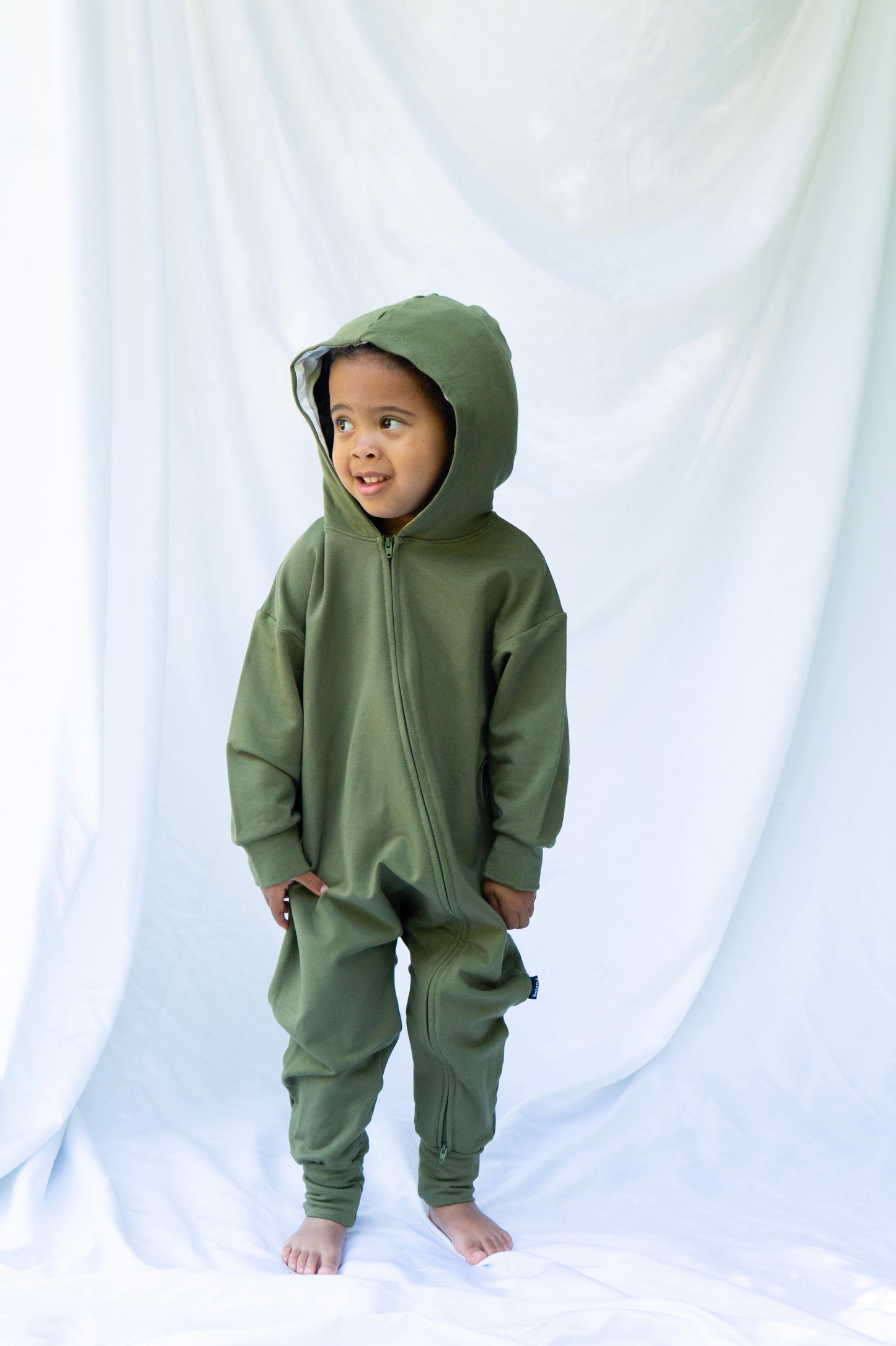 Belan.J Hooded Jumpsuit - Pine