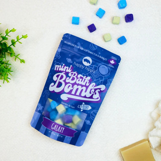 Happy Hippo Mini Bath Bombs - Galaxy