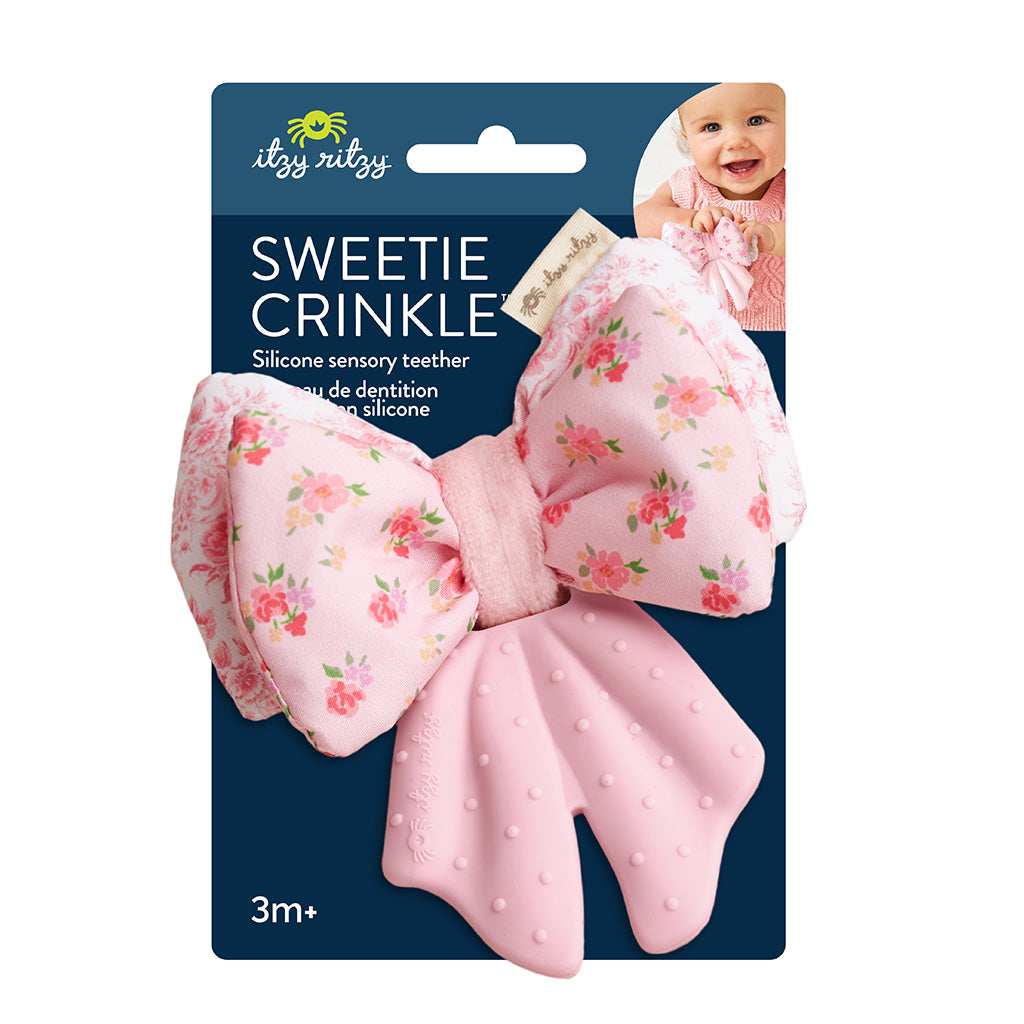 Itzy Ritzy Sweetie Crinkle Sensory Teether