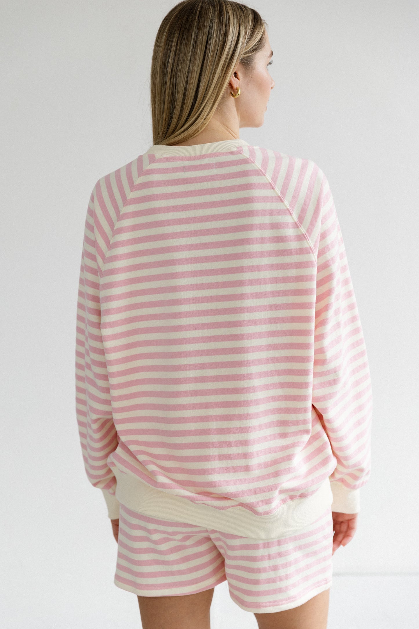 Brunette the Label Striped Crew