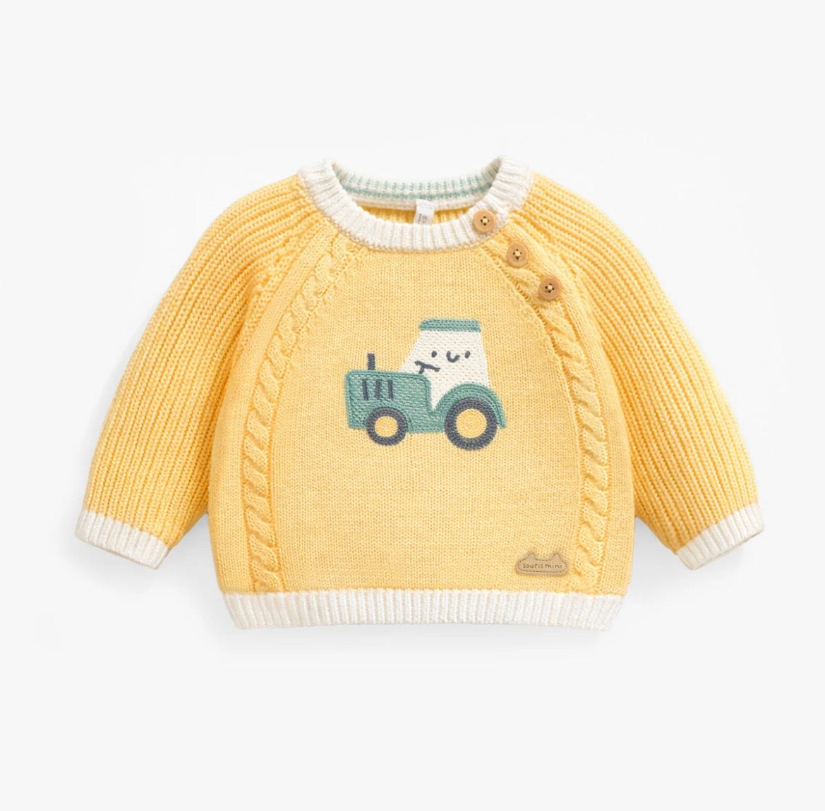 Souris Mini Little Tractor Sweater