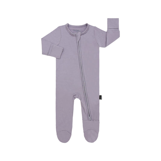 Belan.J Footed Zipper Sleeper - Periwinkle