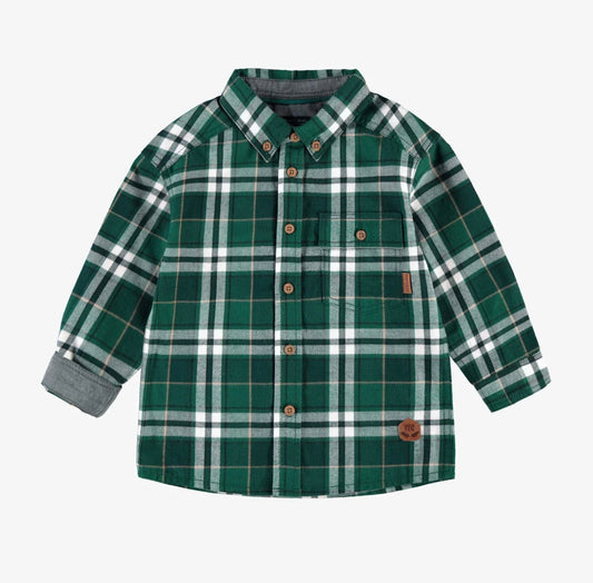 Souris Mini Green Plaid Shirt - Baby