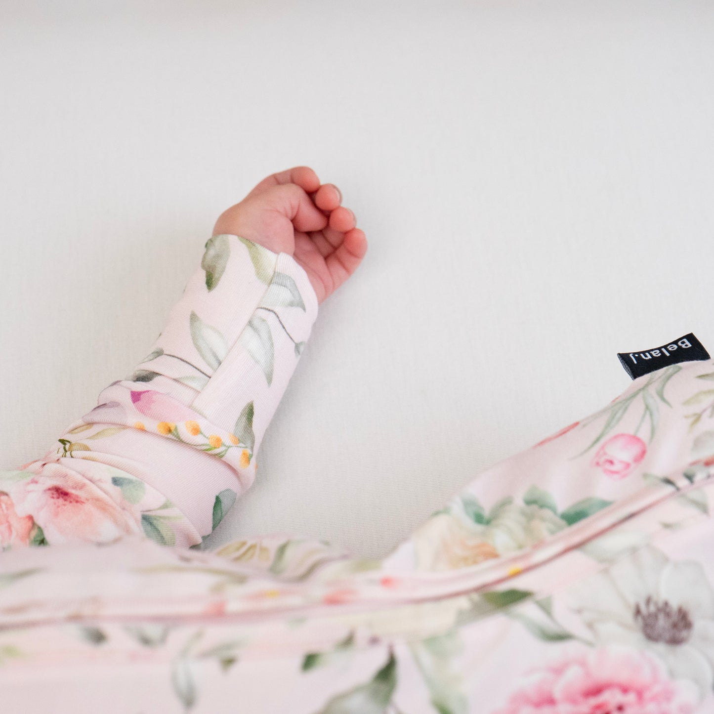 Belan.J Footed Zipper Sleeper - Floral Bliss