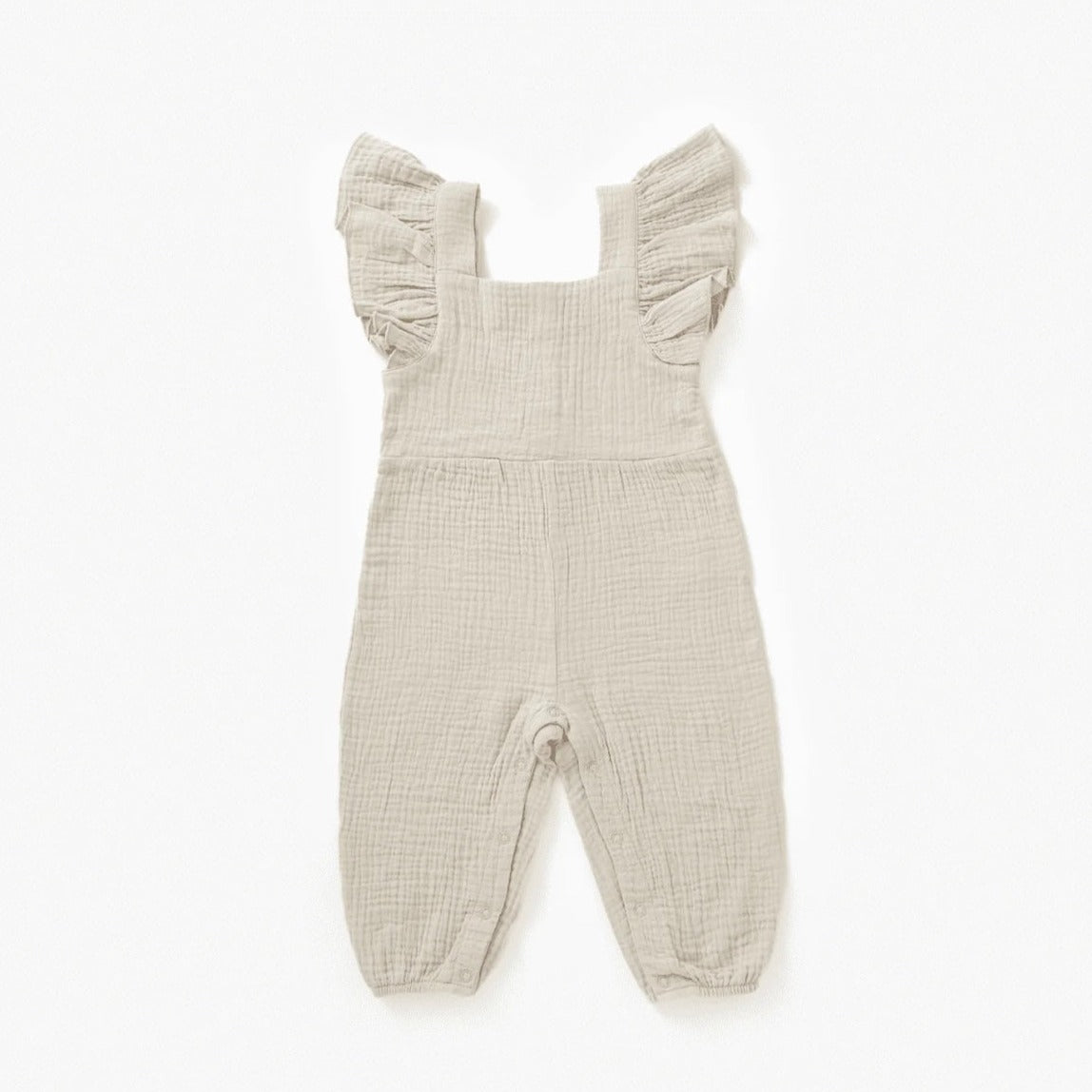 Mila & Co. Flutter Jumpsuit - Oatmeal