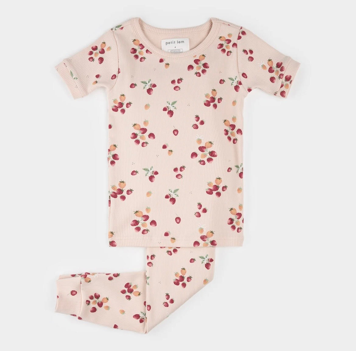Petit Lem Strawberry PJ Set