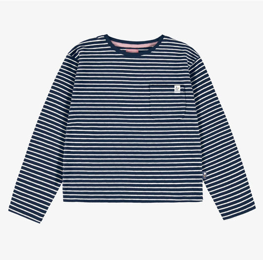 Souris Mini Navy Stripe Shirt