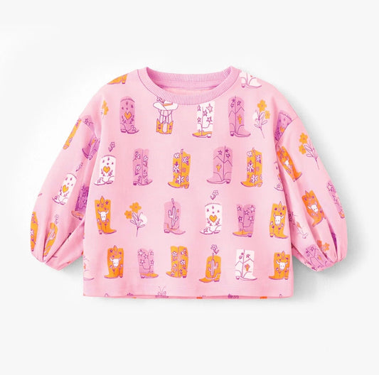 Souris Mini Pink Boots Shirt - Baby