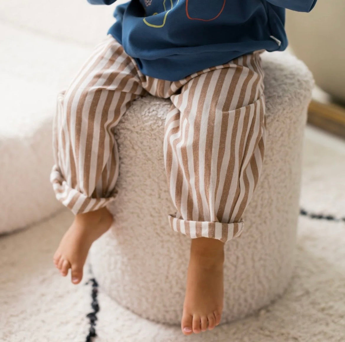 Roobear Linen Striped Pants