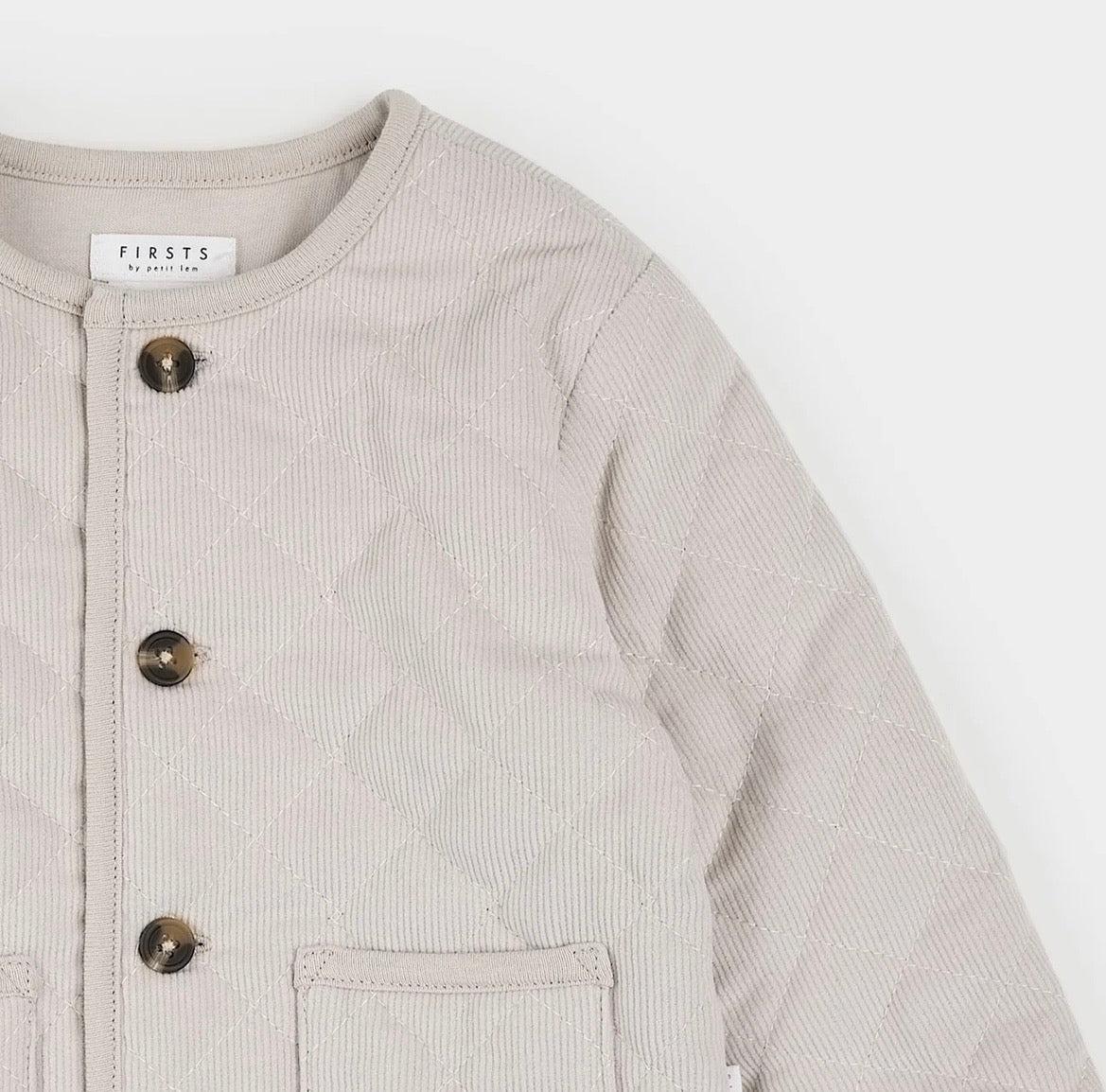Petit Lem Quilted Corduroy Jacket