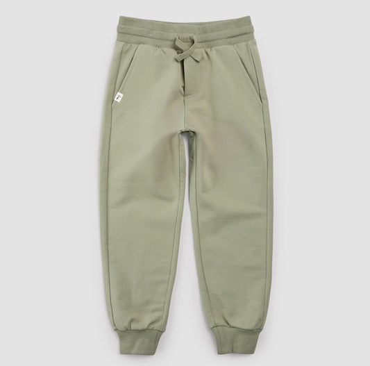 Miles the Label Jogger - Dusty Green