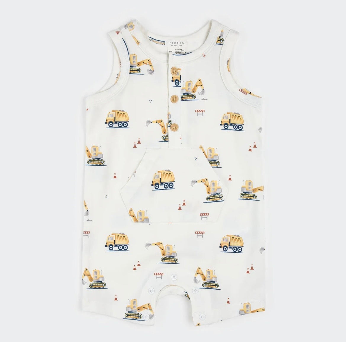 Petit Lem Diggers Romper