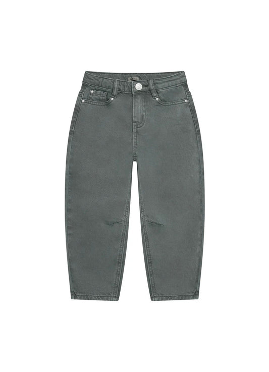 Barrel Fit Denim - Jungle Green