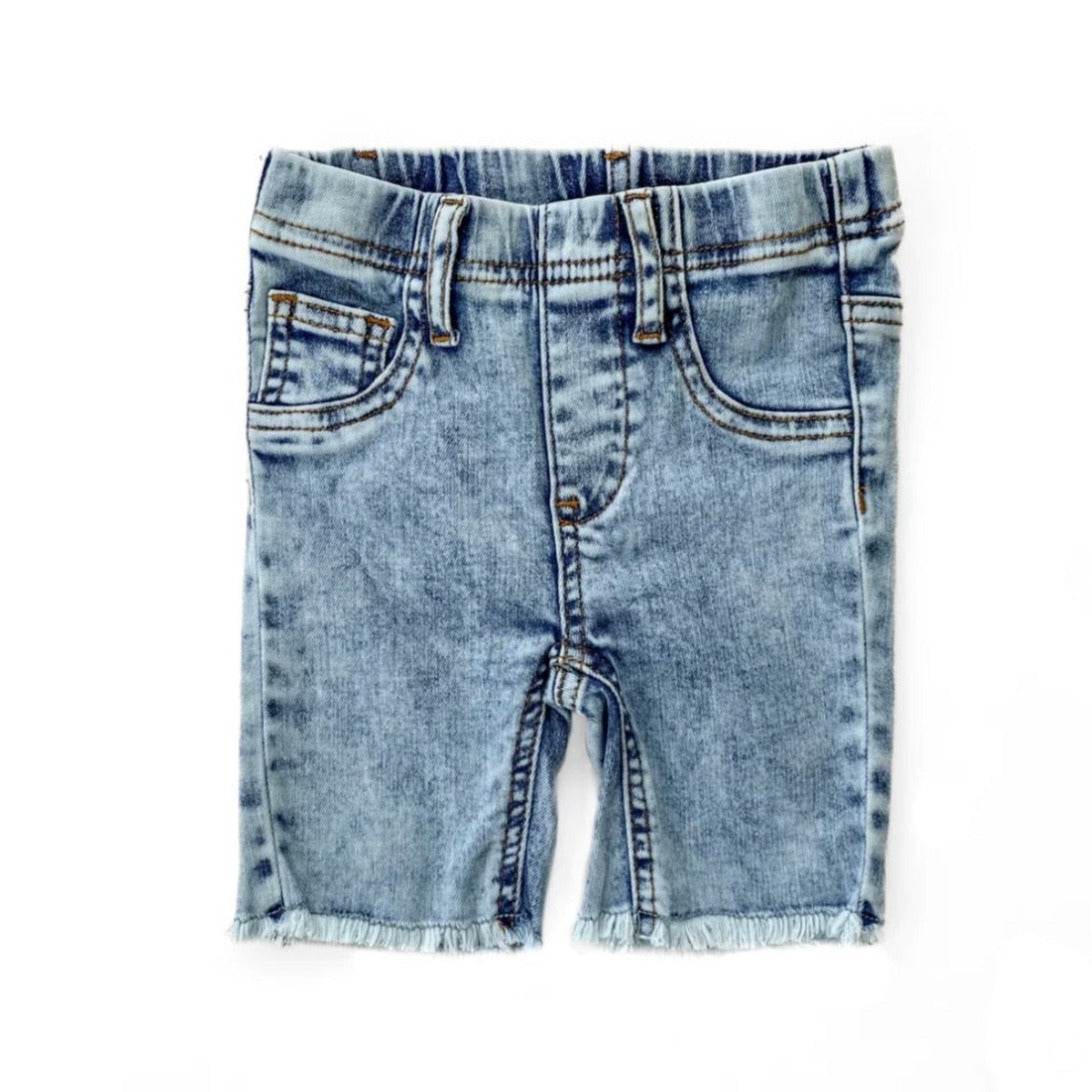 Lenox James Denim Shorts - Midwash