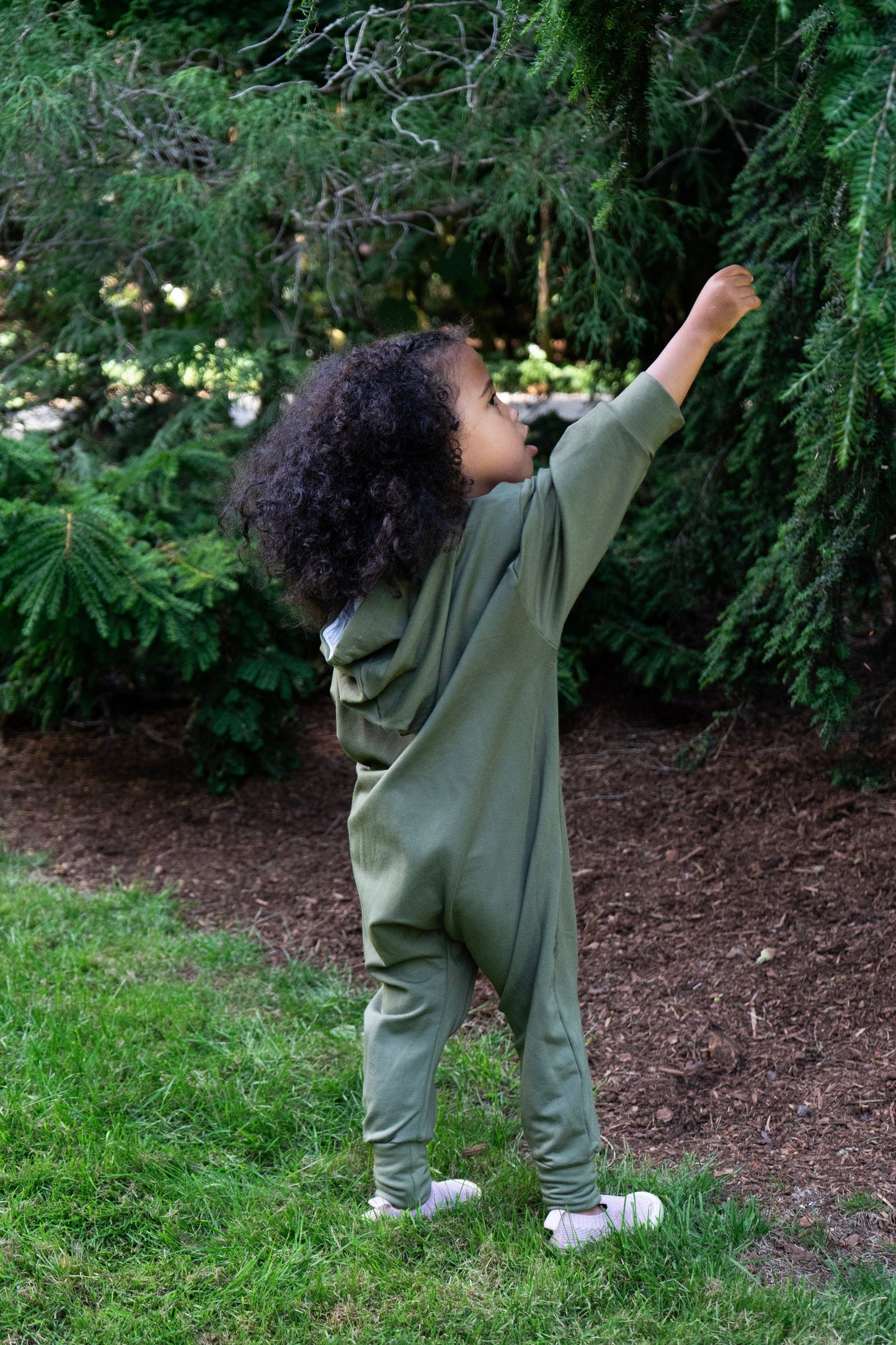 Belan.J Hooded Jumpsuit - Pine