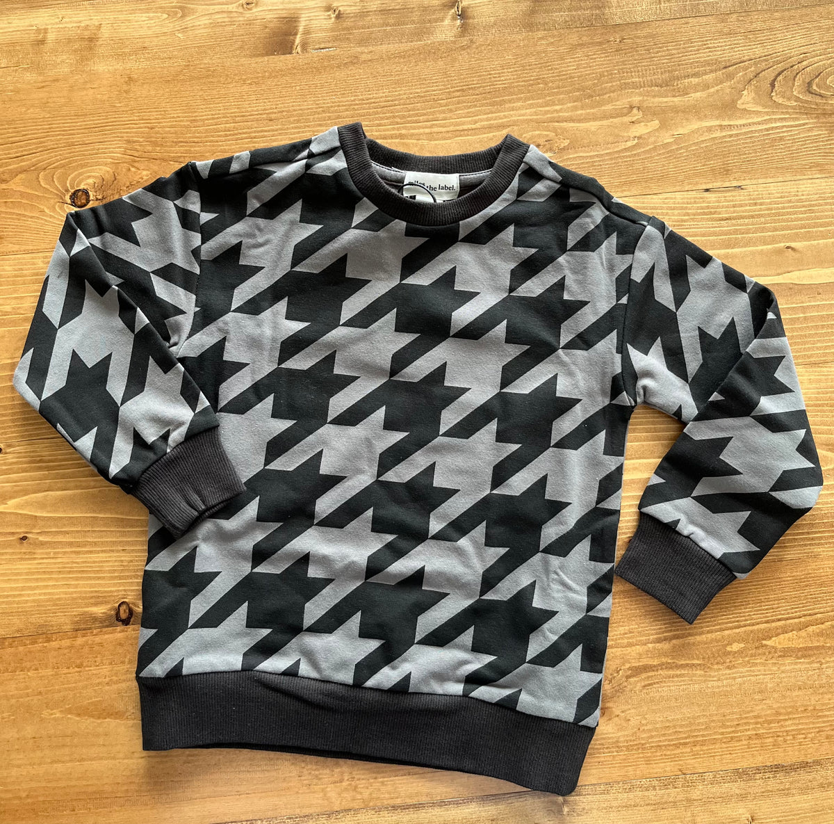 Miles the Label Black Check Sweatshirt 🎂