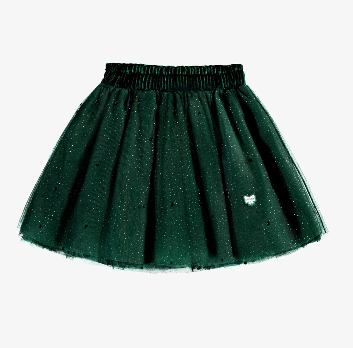 Souris Mini Holiday Green Skirt