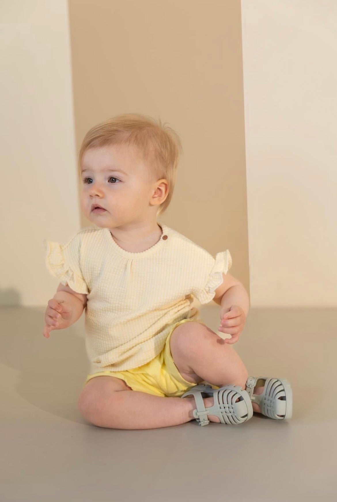 Noppies Ruffle Shorts - Lemon Meringue