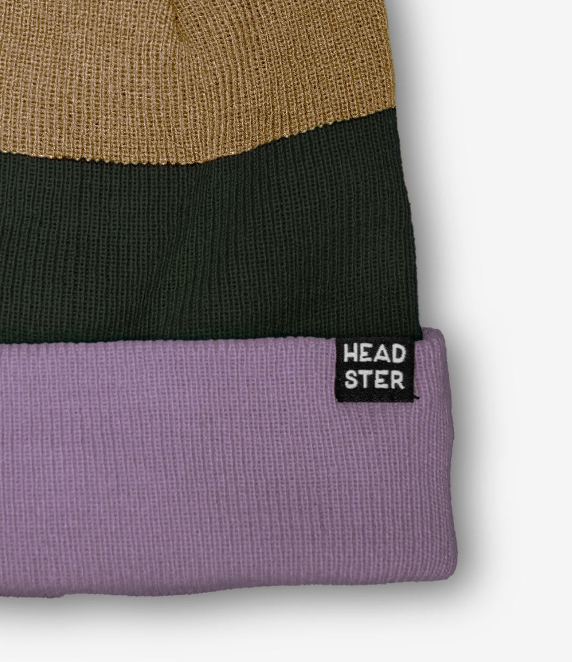 Headster Tricolor Fleece Lined Beanie - Pretty Lilac