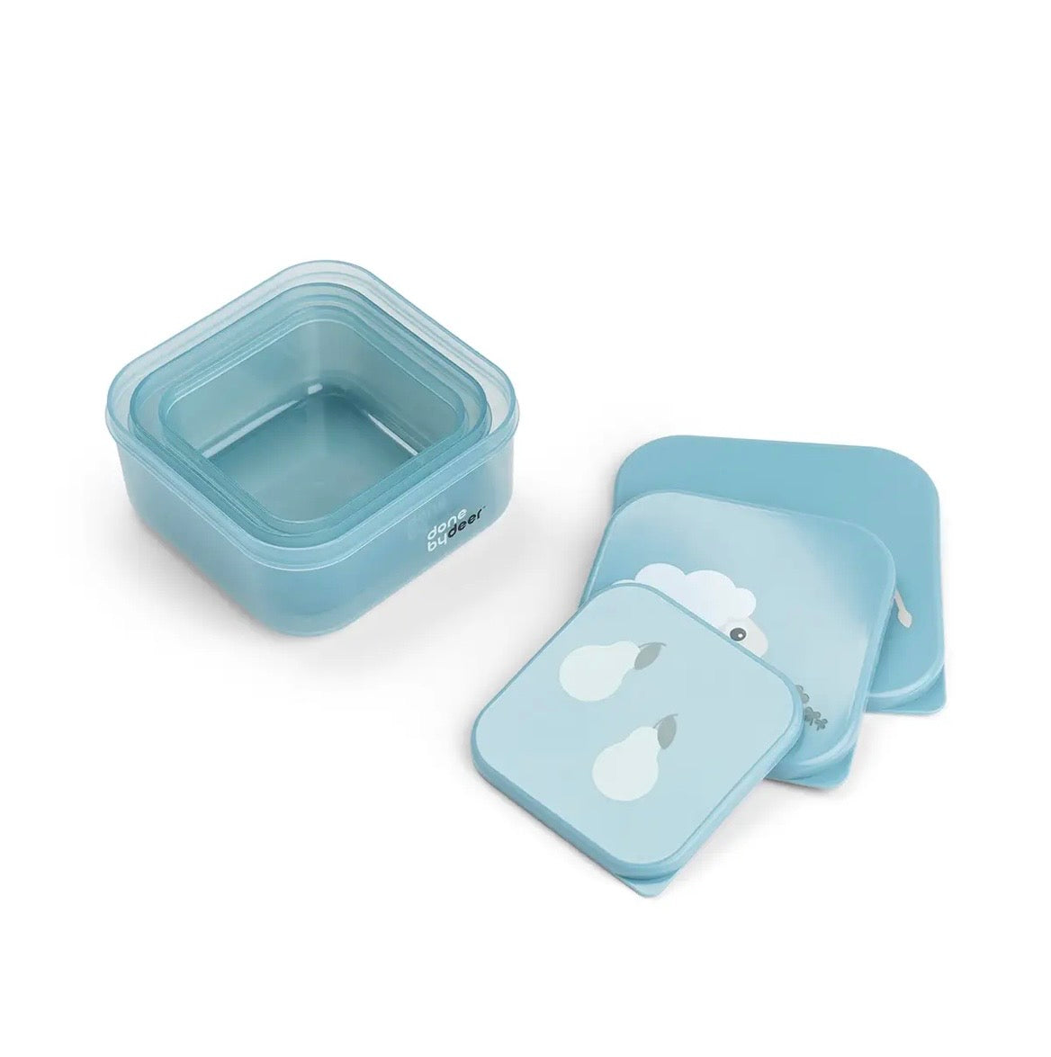 Tiny Farm 3 pc Snack Box Set - Blue