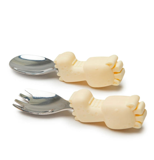 Loulou Lollipop Learning Utensils Set - Giraffe
