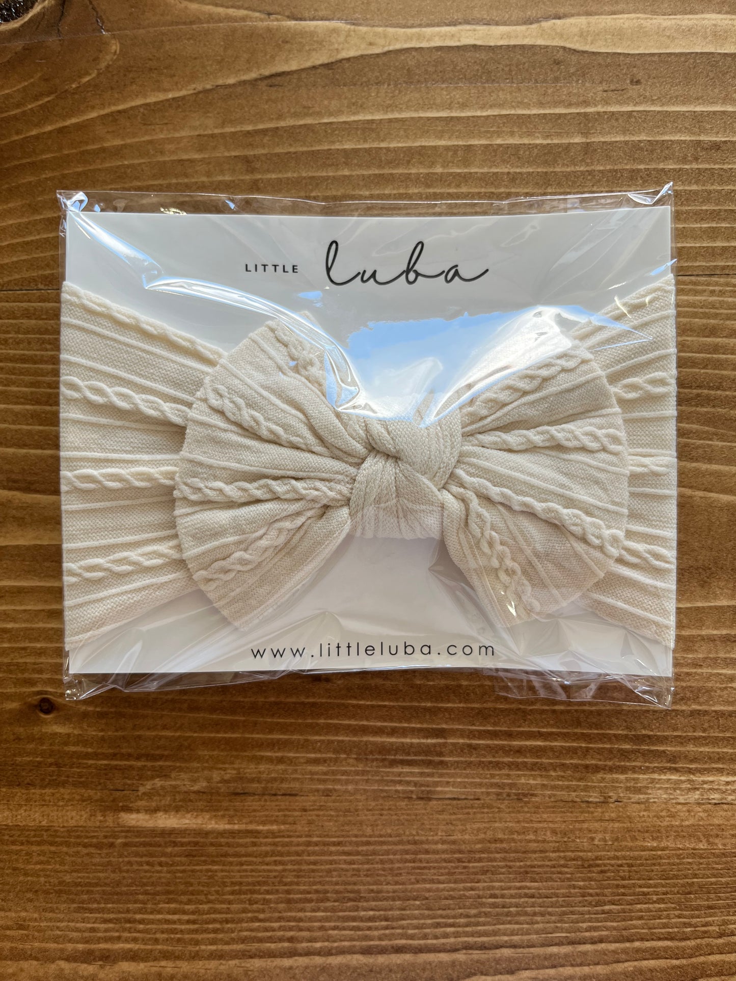 Little Luba Cable Knit Headwrap