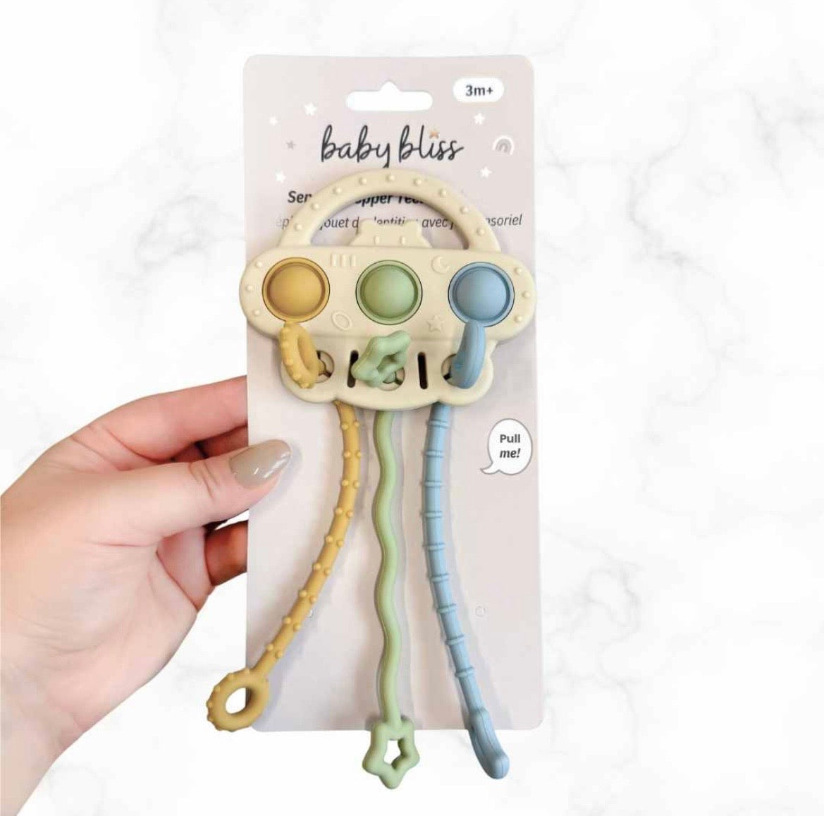 Baby Bliss Sensory Pull String Toy