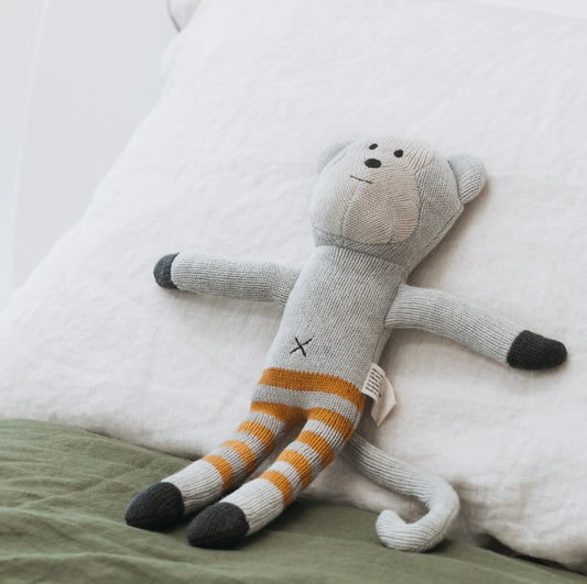 And the Little Dog Laughed - Sam Knitted Monkey