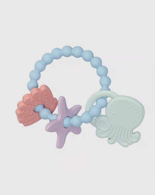 Loulou Lollipop Teething Charms - Shell Pink