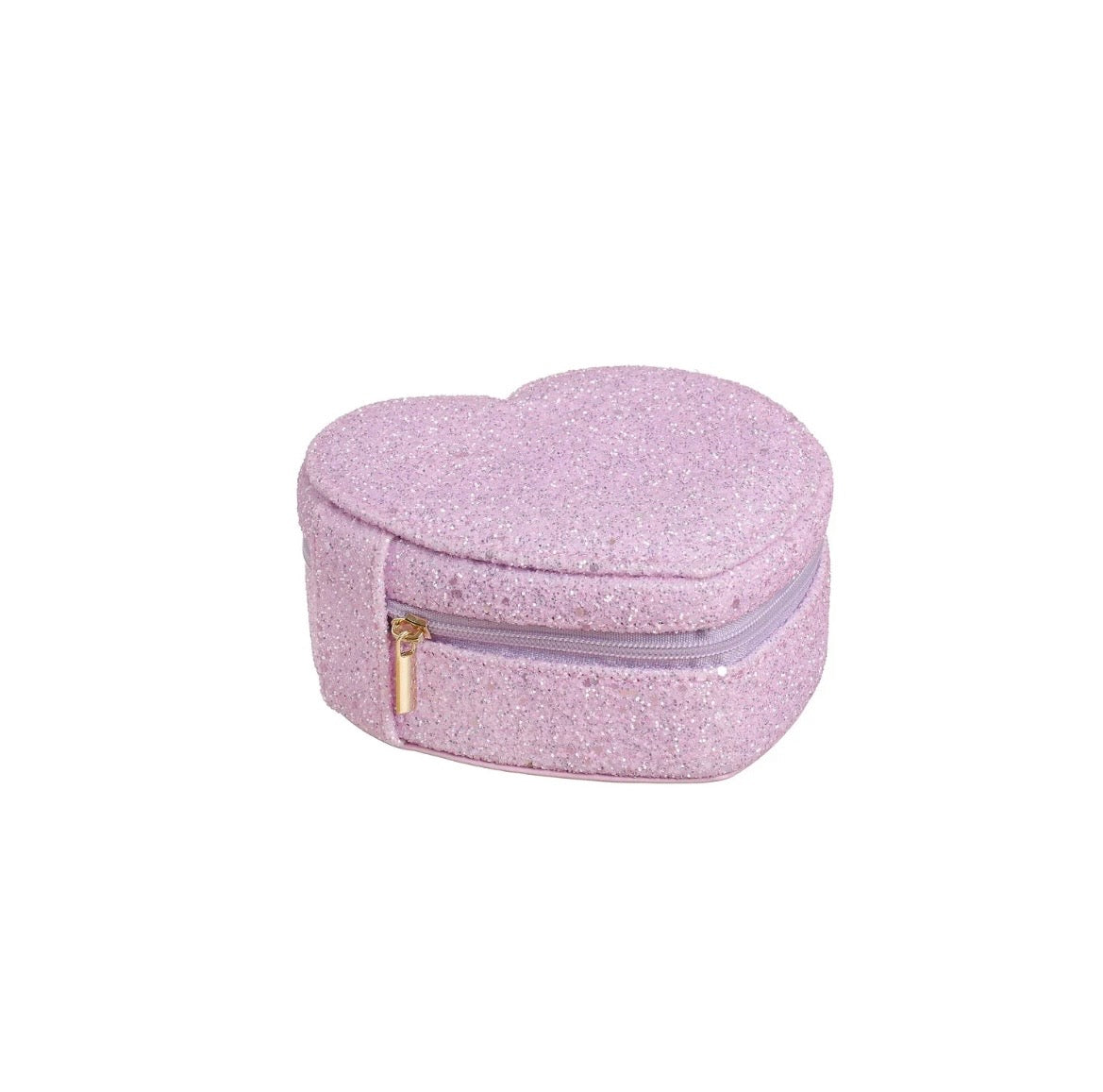 Enchanted Glitter Heart Jeweller Box