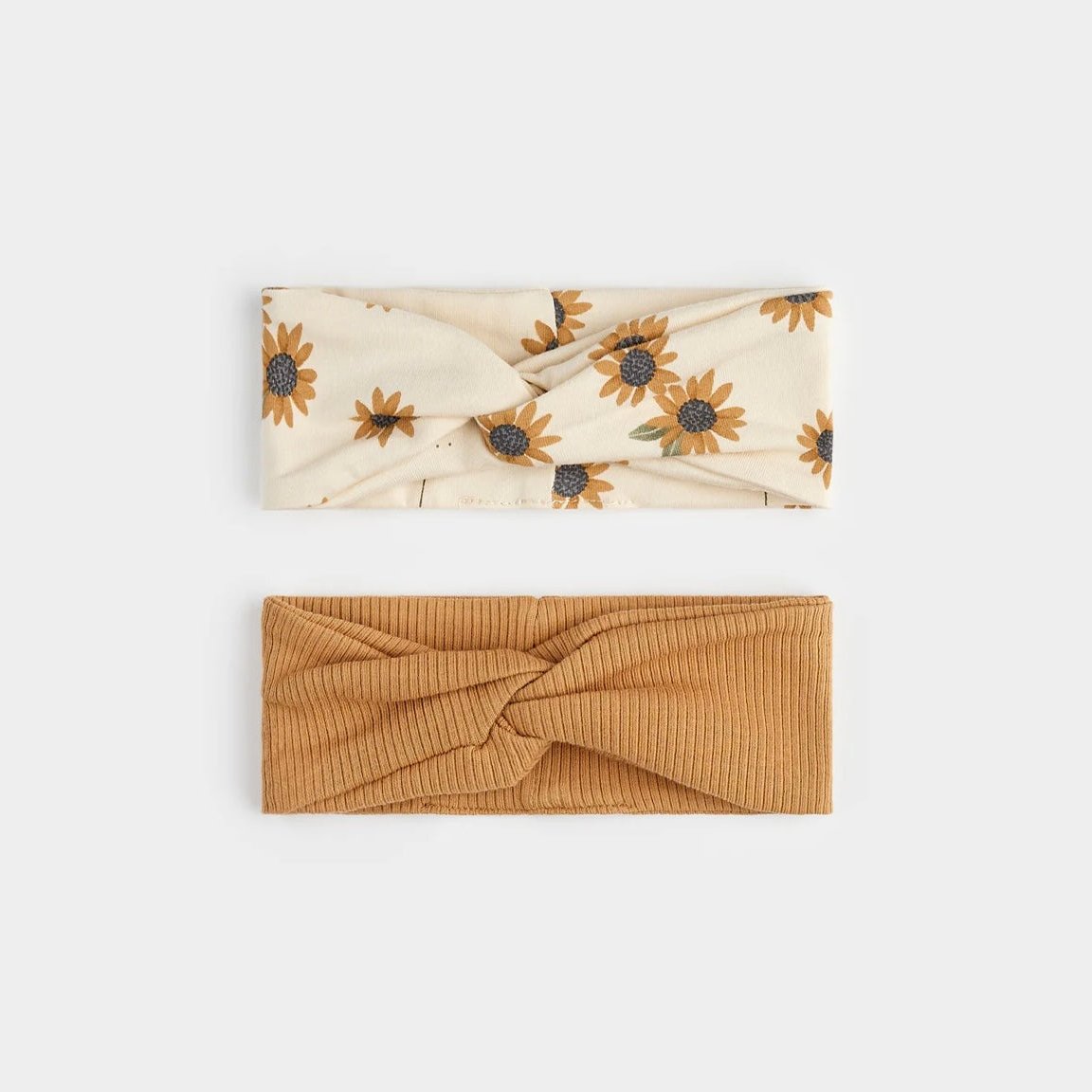 Petit Lem Sunflower Print Headband Set