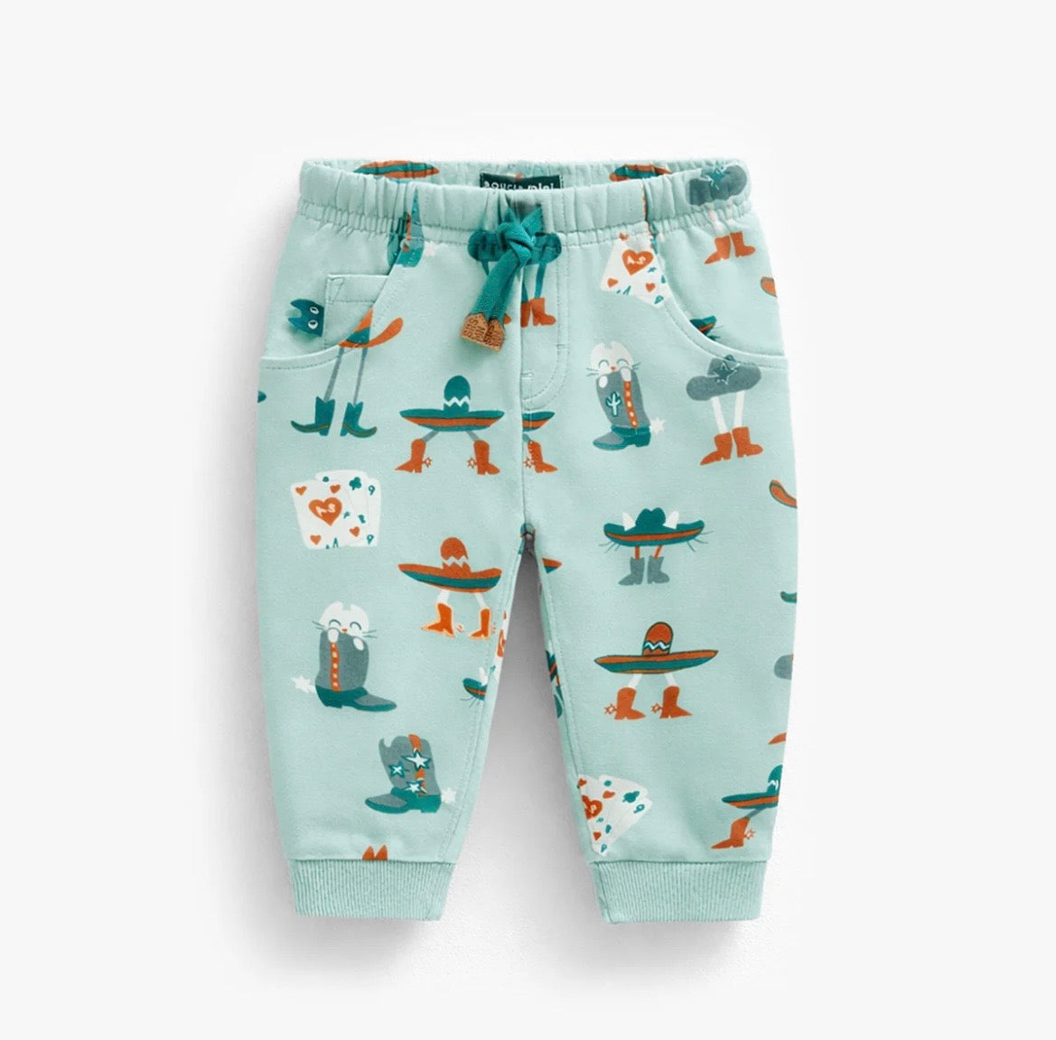 Souris Mini Western Print Pants