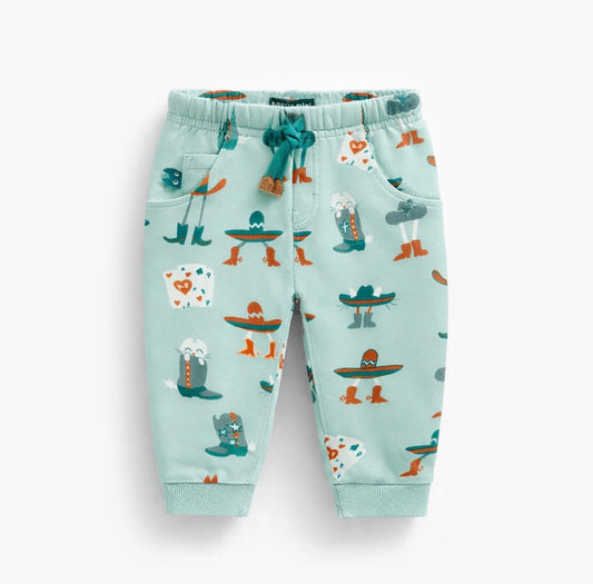 Souris Mini Western Print Pants