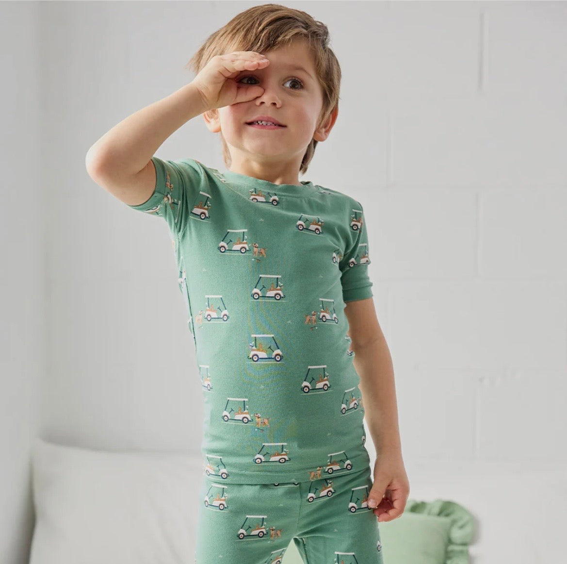 Petit Lem Golf Carts PJ Set