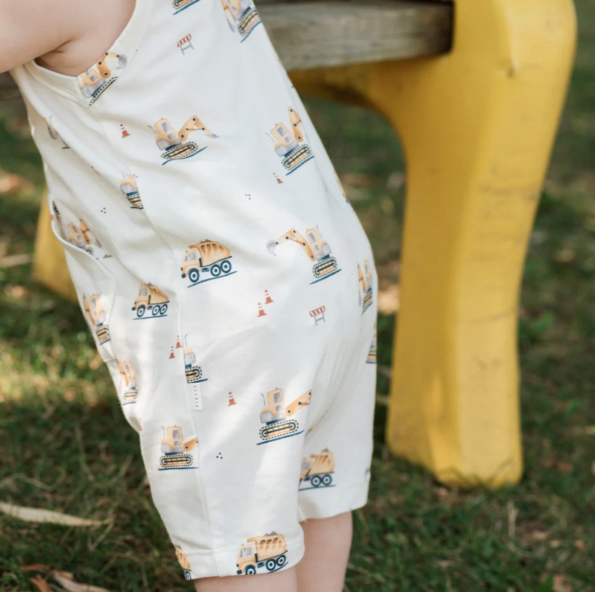 Petit Lem Diggers Romper