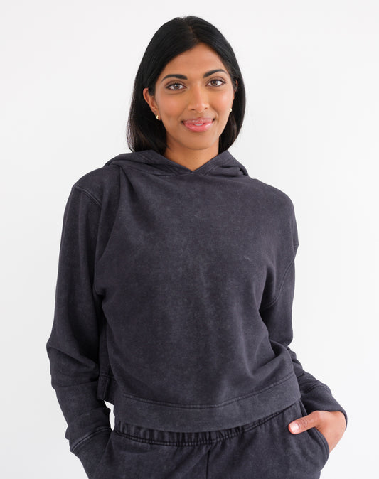 Brunette the Label Cropped Hoodie