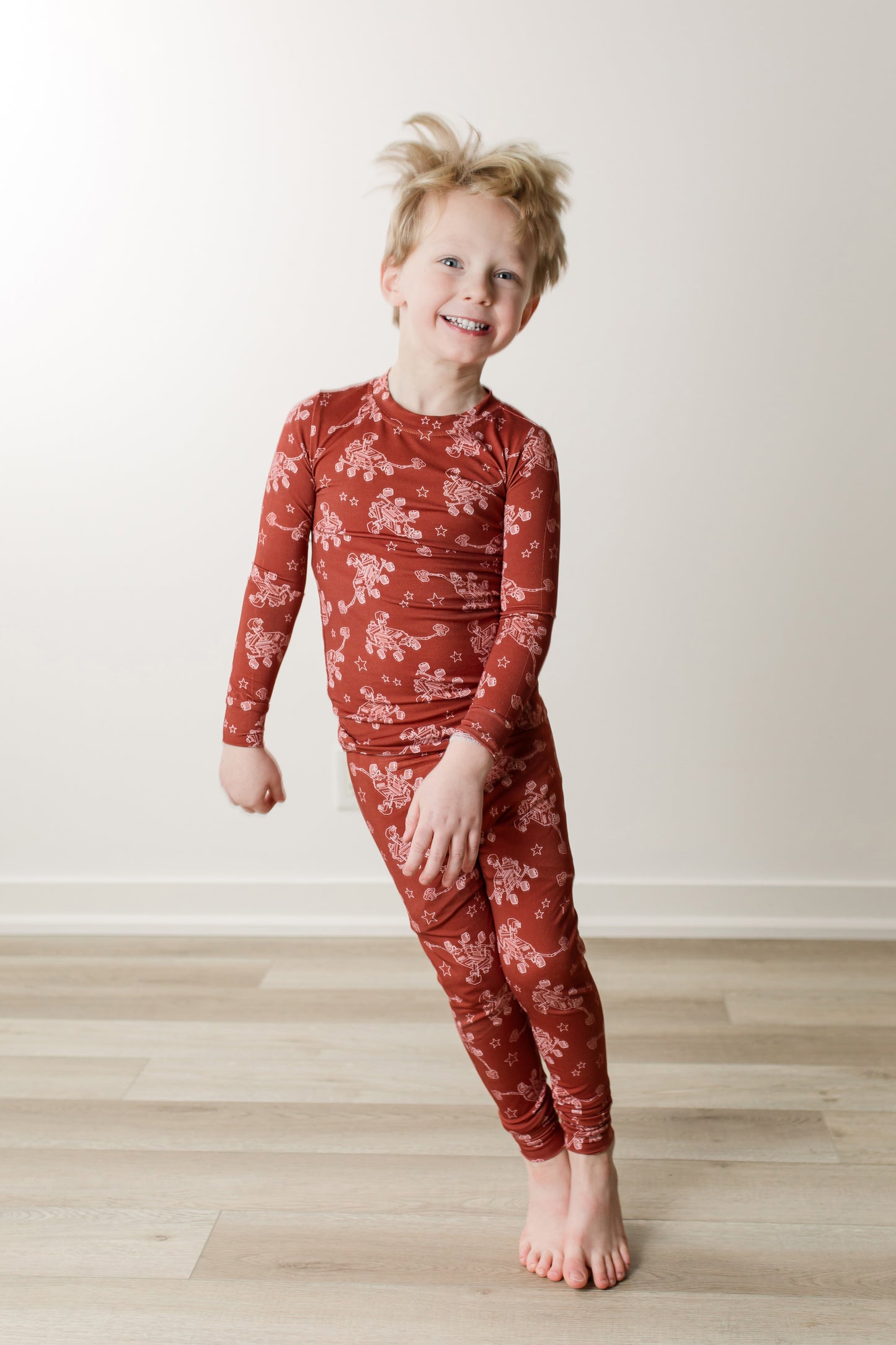 Moon Fruit Two Piece Jammies - Red Rover