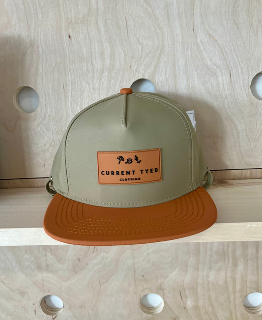 Current Tyed Waterproof Snapback Hat - Earth Tone