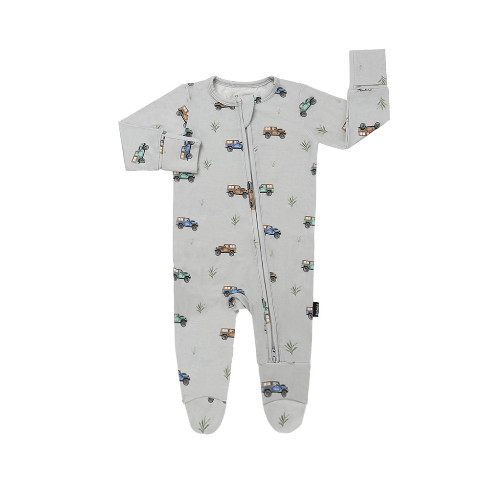 Belan.J Footed Zipper Sleeper - Jeeps