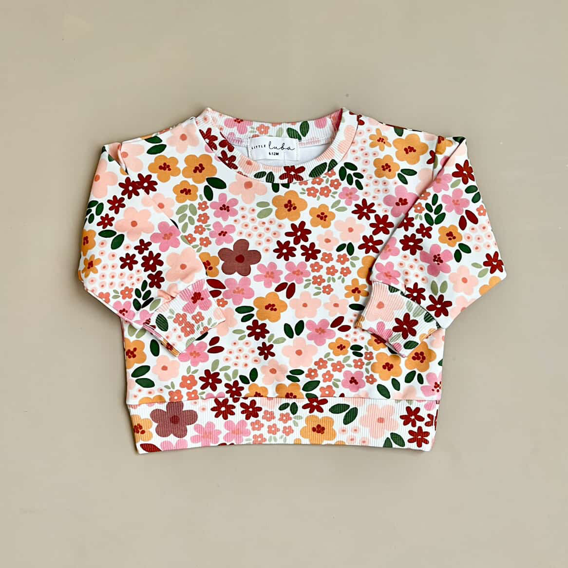 Little Luba Ditsy Floral Sweatshirt