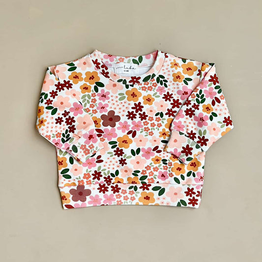 Little Luba Ditsy Floral Sweatshirt