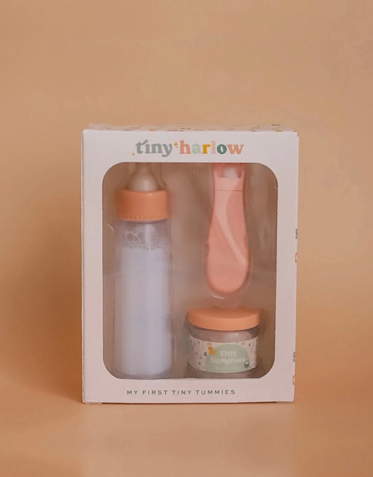 Tiny Harlow My First Tiny Tummies Gift Set - Milk & Cereal